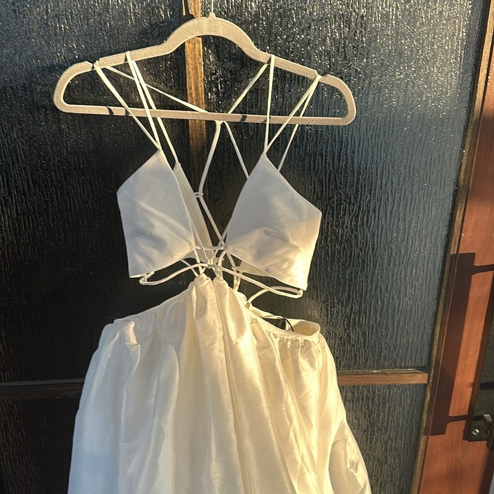Anthropologie White Maxi Dress - Picture 10 of 14